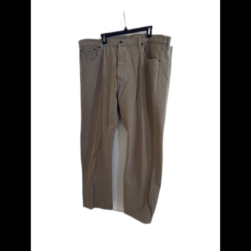 Levi's 501 Men's 42x30 Tan Button-fly Heavy Denim 00501-1212‎